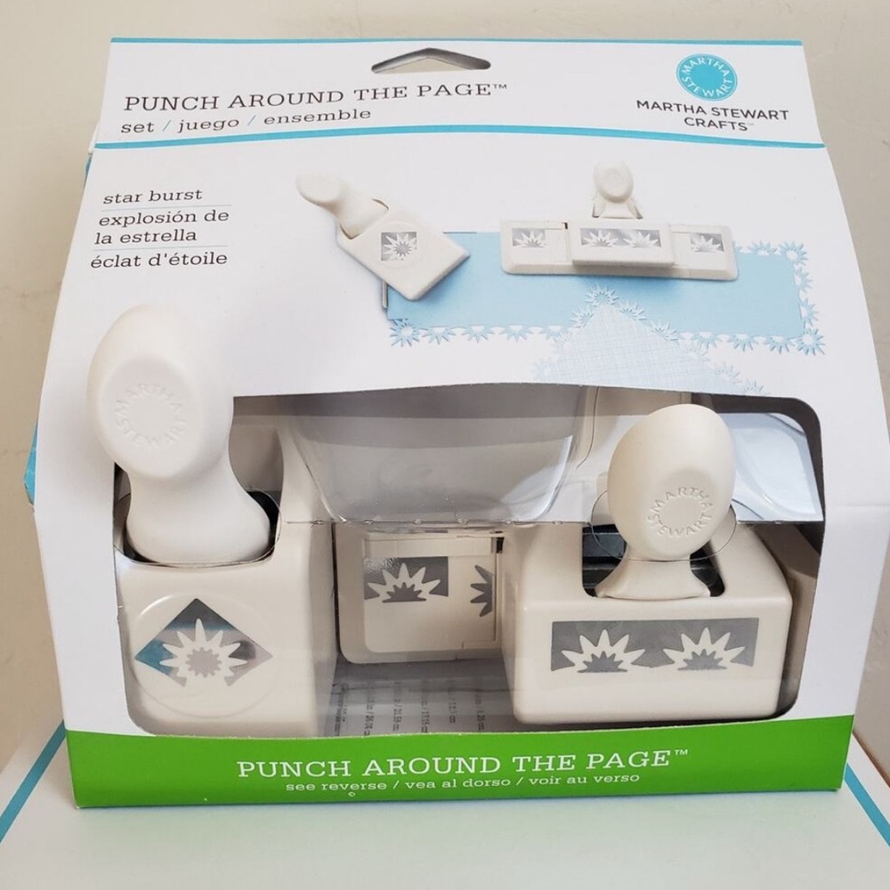 Martha Stewart Crafts Star Burst Punch Set